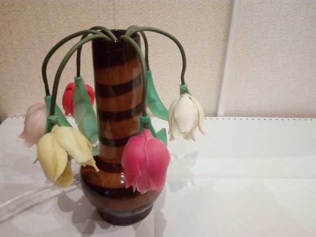Продам: Ретро светильник-ночник"Тюльпаны в вазе"