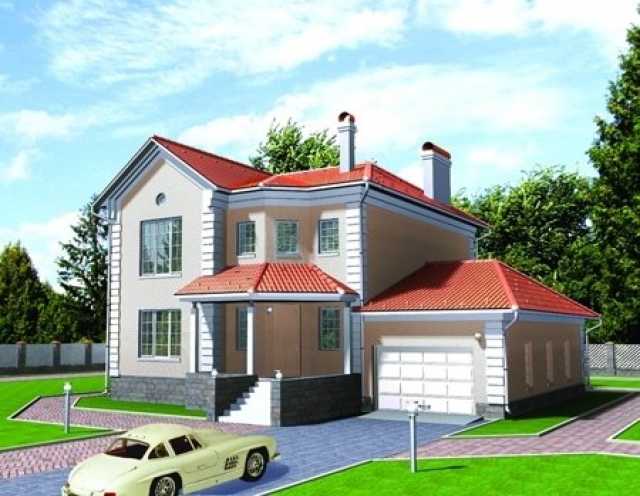 Предложение: Проект дома 9х9 м с двускатной крышей .