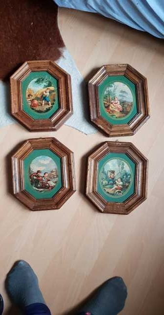 Продам: 4 Старые картинки картины из Германии 