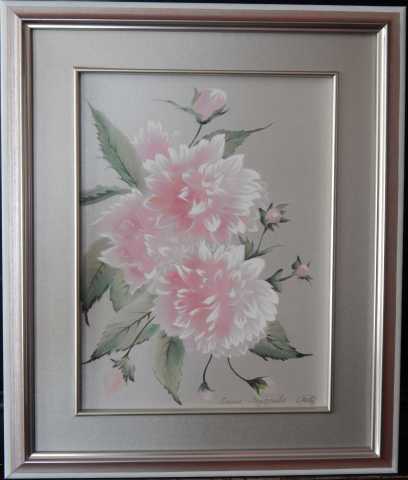 Продам: Картина "Розовые георгины"