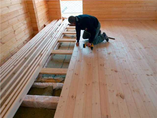 Предложение: Заменим деревянный пол на ламинат