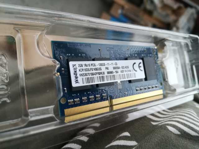 Продам: DDR3L (2GB) Kingston 1Rx16 PC3L-12800