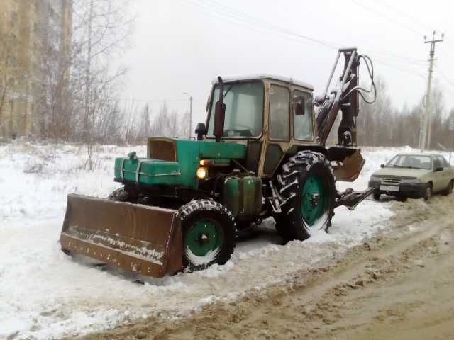 Предложение: Чистка снега трактором