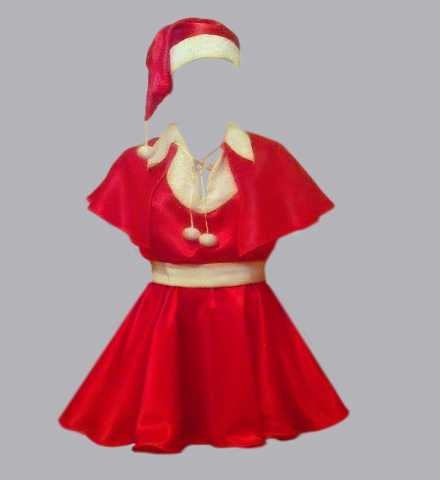 Продам:  костюм внучки Санта Клауса