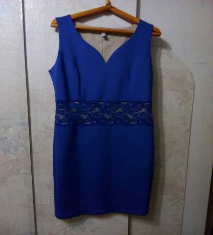 Продам: Вечернее платье синее р.52-54.