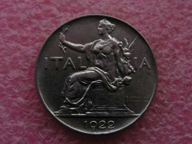 Продам: Монета Италии 1922года