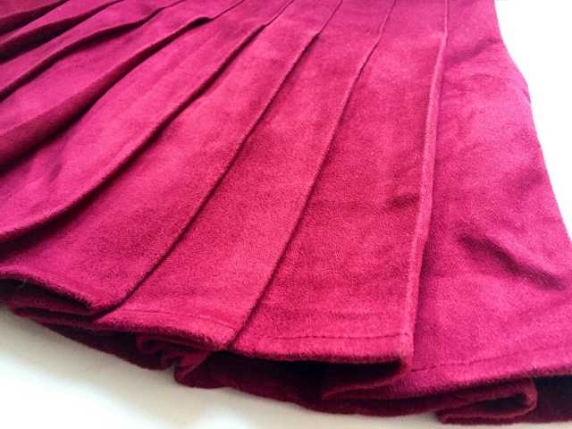 Продам: Сливово-бордовая замшевая юбка