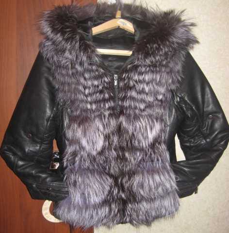 Продам: Куртка -жилет, натур кожа, с чернобуркой