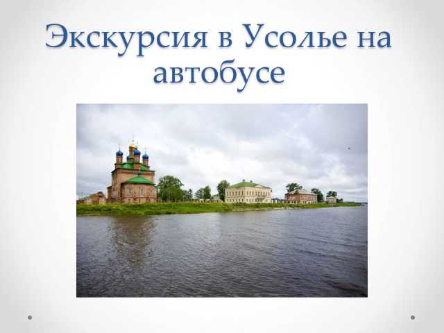 Предложение: Экскурсия Усолье-Соликамск/ОР090