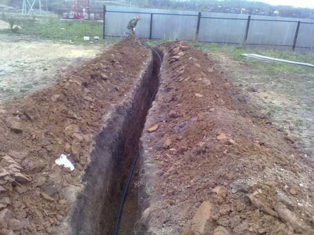 Предложение: земляные работы.канализация.водопровод