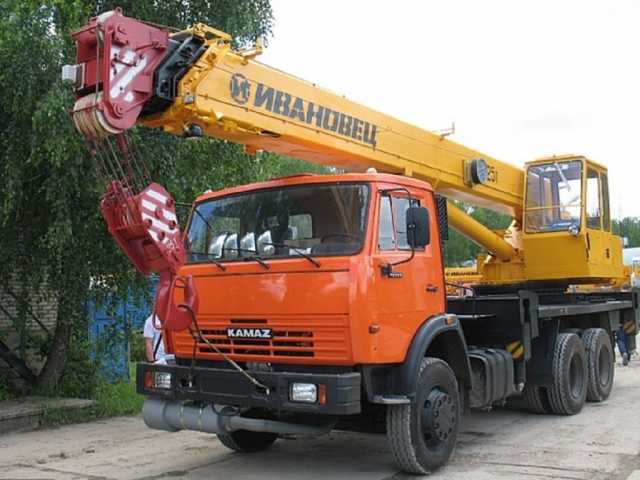 Предложение: Услуги автокрана Ивановец 25 тонн