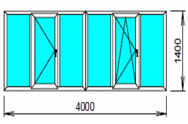 Окна 6 в 1. Окно шириной 4 метра. Чертеж балкона ПВХ. Высота окна на лоджии. Окна пластиковые на 4 метра.