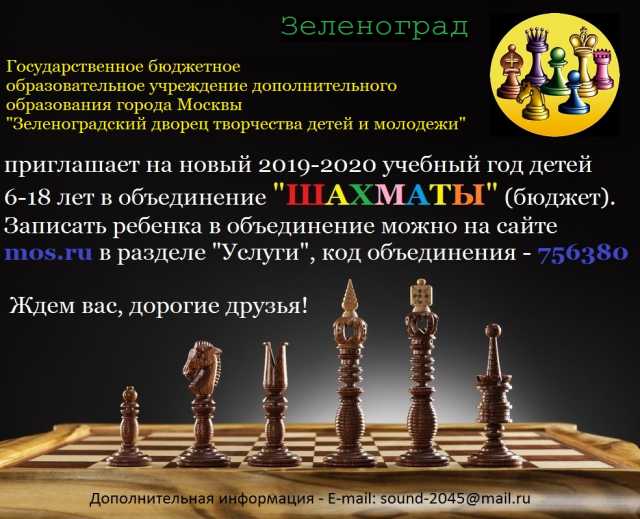 Предложение: Приглашаем в кружок "Шахматы"