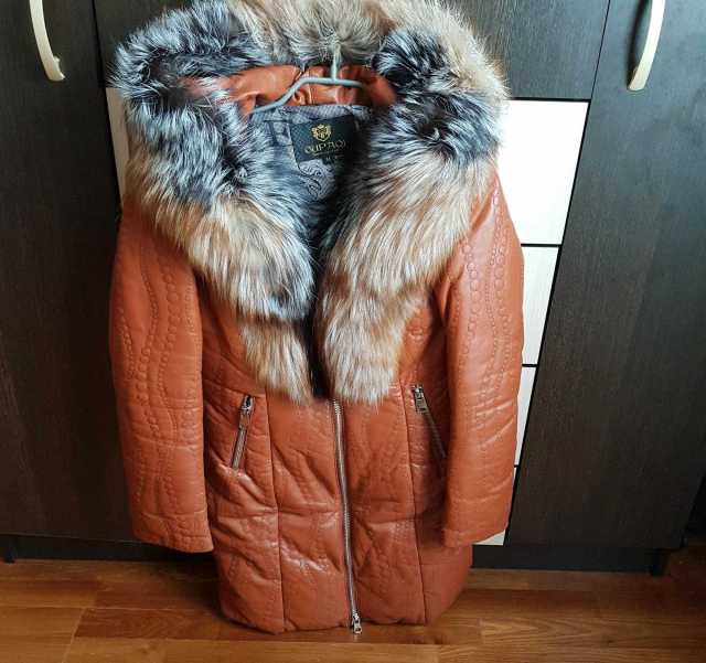 Продам: Самая теплая зимняя кожаная куртка
