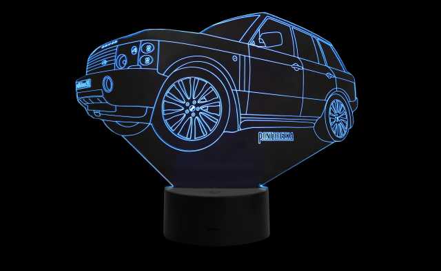 Продам: 3D лампа - ночник Range Rover "Понторезк