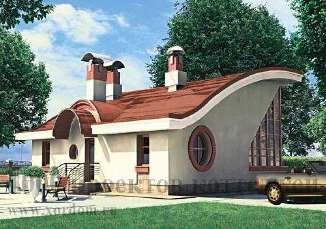 Предложение: Двухэтажный кирпичный дом в стиле модерн