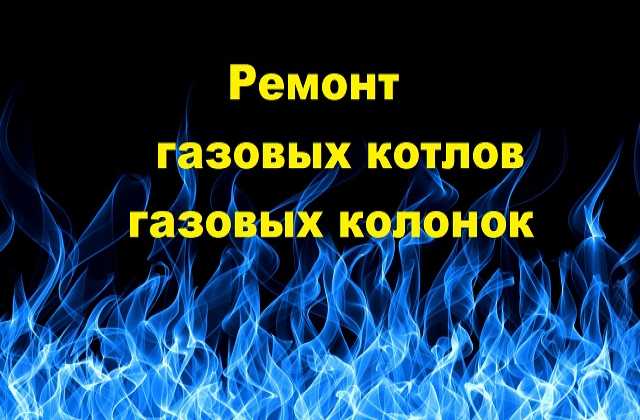 Предложение: Ремонт газовых котлов, газовых колонок