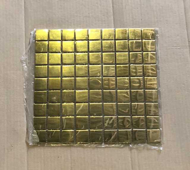 Продам: Мозайка на сетке алюминий "золото"