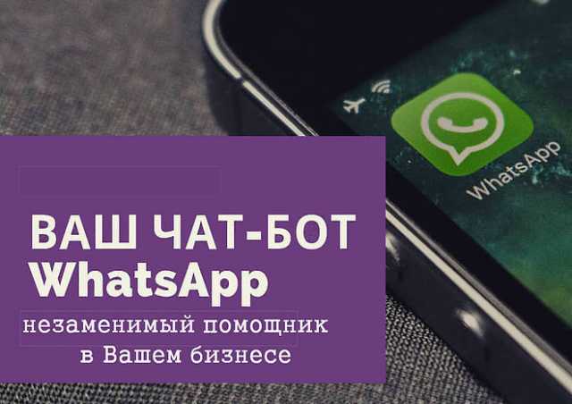 Предложение: Создам чат бота WhatsApp