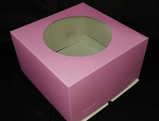 Продам: Коробка для торта С КРУГЛЫМ ОКНОМ 30*30*
