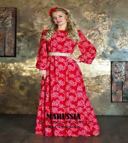 Продам: Красное платье в пол, сшито под заказ