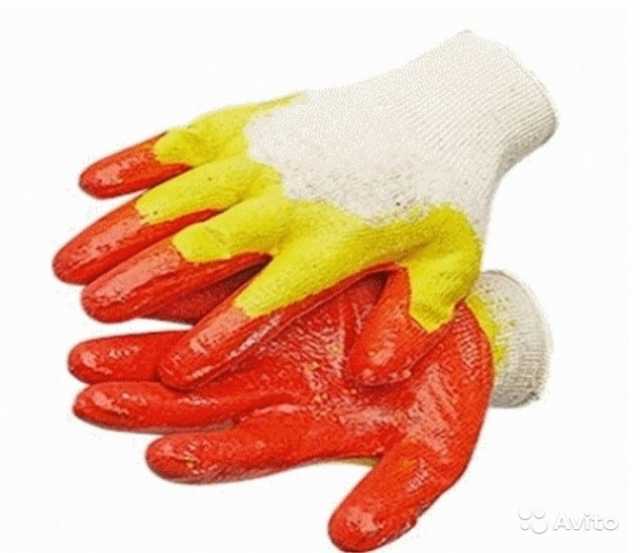 Продам: Перчатки защитные хб с латексным покрыти