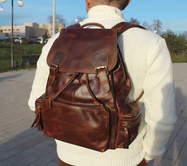 Продам: Крутой рюкзак из натуральной кожи "Pull