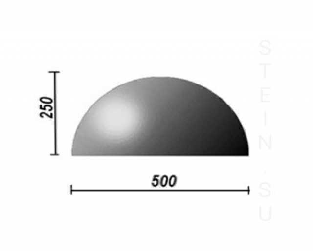 Продам: Бетонная полусфера d500хh250 мм