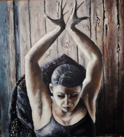 Продам: Картина маслом 'Танец Фламенко'