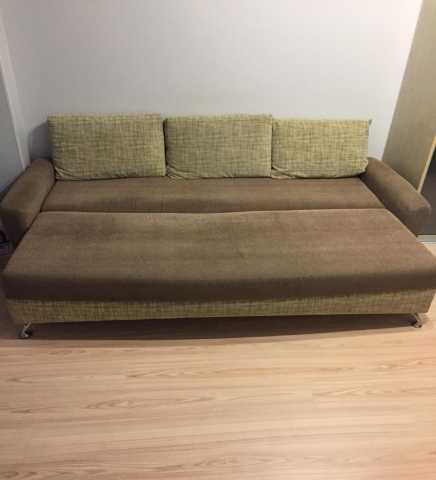 Продам: двухместный раскладной диван б/у