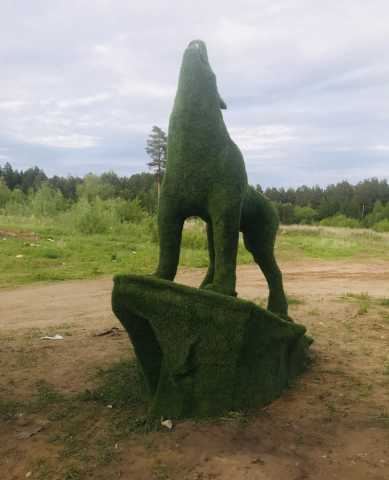 Продам: Фигура топиари "Волк на скале"