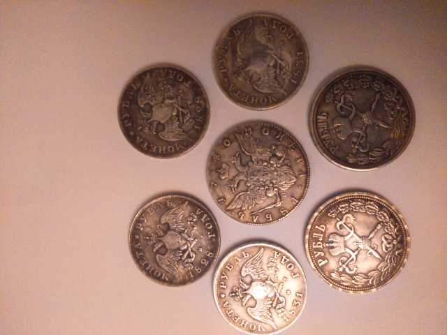 Продам: Посеребряные копий царских монет