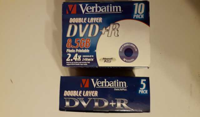 Продам: Коробки от дисков Verbatim DVD+RDL