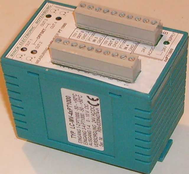 Продам: 4-канальный преобразователь PT1000/0-10V