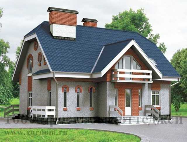 Предложение: Двухэтажный кирпичный дом с эркером