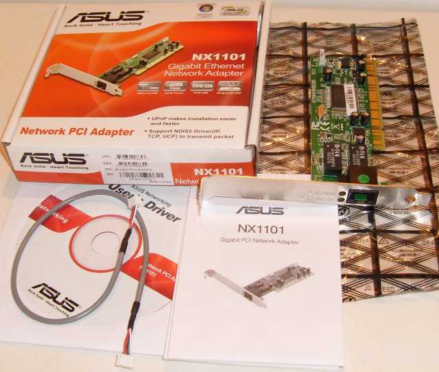 Продам: Gigabit Ethernet PCI-адаптер ASUS NX1101