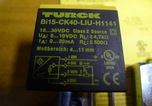 Продам: Индуктивный датчик Turck BI15-CK40-LIU-H