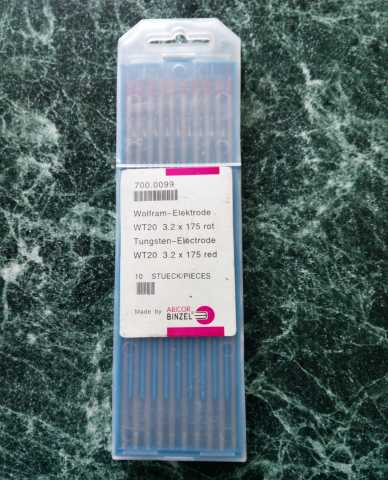 Продам: Вольфрамовые электроды WT20 3.2X175 rot
