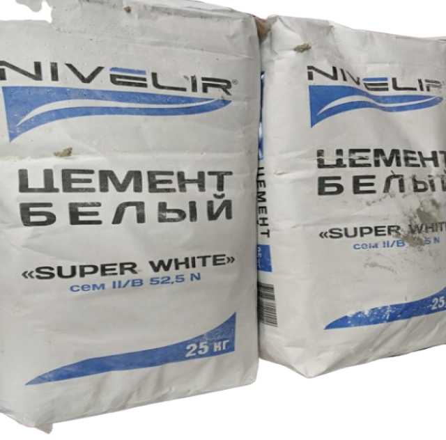 Продам: Цемент белый "Nivelir" 25 кг