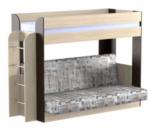 Продам: Кровать двухъярусная с диваном Колибри