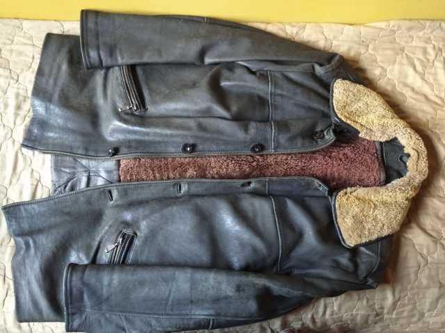 Продам: Зимняя куртка мужская из нат. кожи 52-54