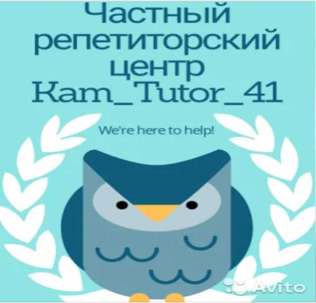 Предложение: Репетиторский центр "Kam_Tutor41"
