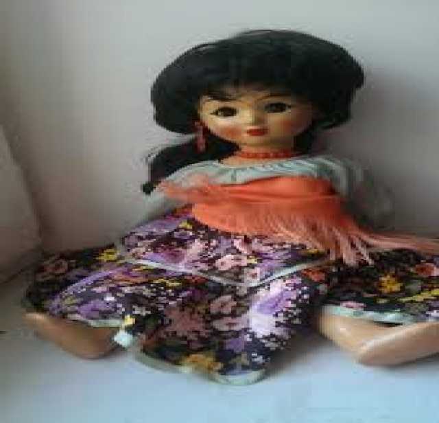 Куплю: Кукла-цыганка из Папье-маше