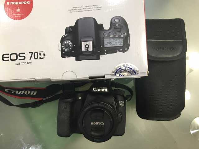 Продам: Canon 70d+ canon ef 50mm+Вспышка