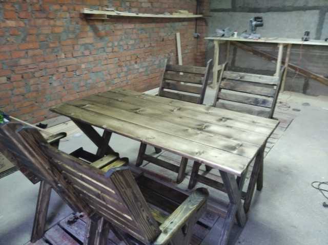 Продам: Садовый стол и 4 стула