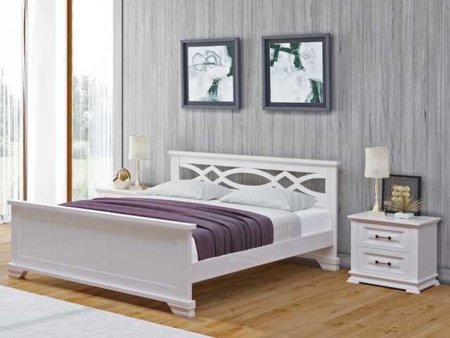 Продам: новую белую кровать из массива сосны