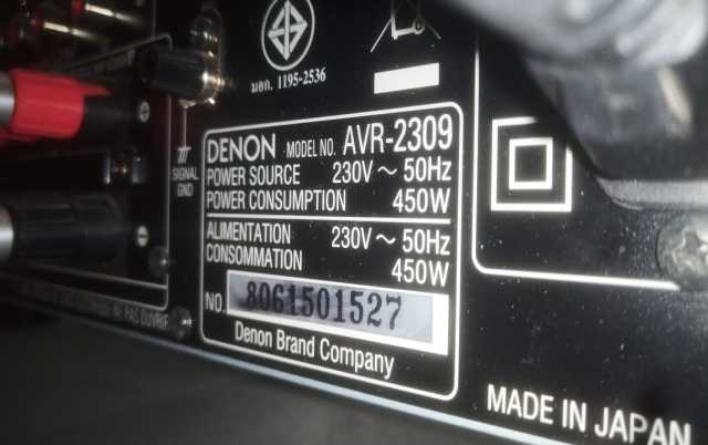 Продам: Ресивер AV-ресивер Denon AVR-2309 Япония
