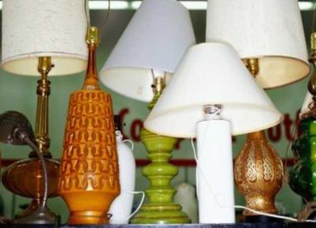 Куплю: старые настольные лампы, торшер, абажуры