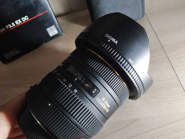 Продам: Объектив Sigma 10-20mm f/3.5 EX DC HSM N