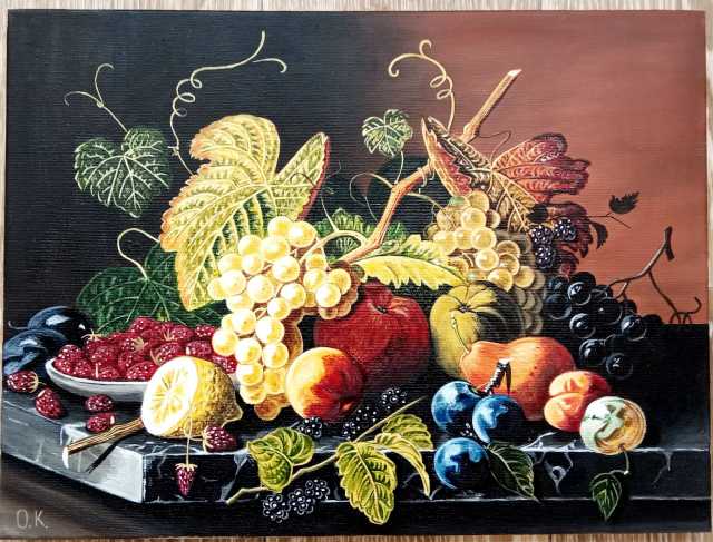 Продам: Картина "Натюрморт с фруктами"